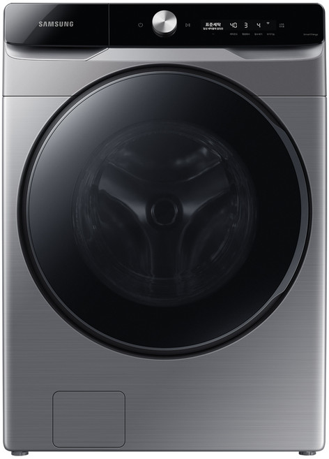 삼성전자 그랑데 세탁기 AI 이녹스 실버 21kg 방문설치, WF21T6500KP
