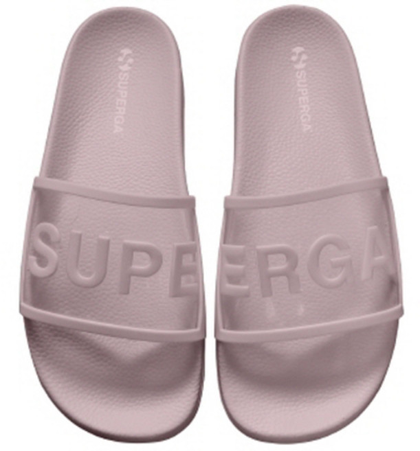 SUPERGA 素色字母造型拖鞋 S51138WA0F, 淺粉紅色, 250