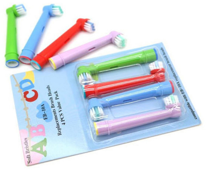 유아용 오랄비 전동 칫솔 호환용 리필모 4종, EB-10A, 2세트