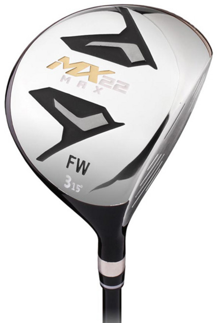 미사일 남성용 페어웨이우드 3번 MX22 MAX 107.95 cm(42.5인치), SR, 15도