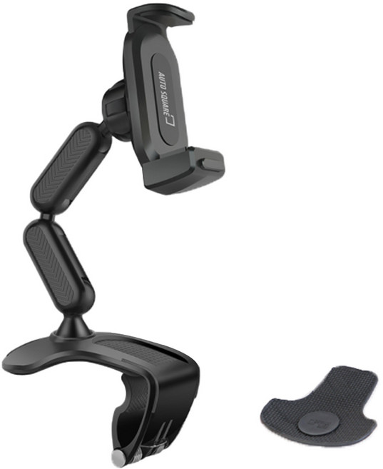 오토스퀘어 코브라 2단 계기판 거치대 CP-D1IM + 패드, 모던블랙, 1세트