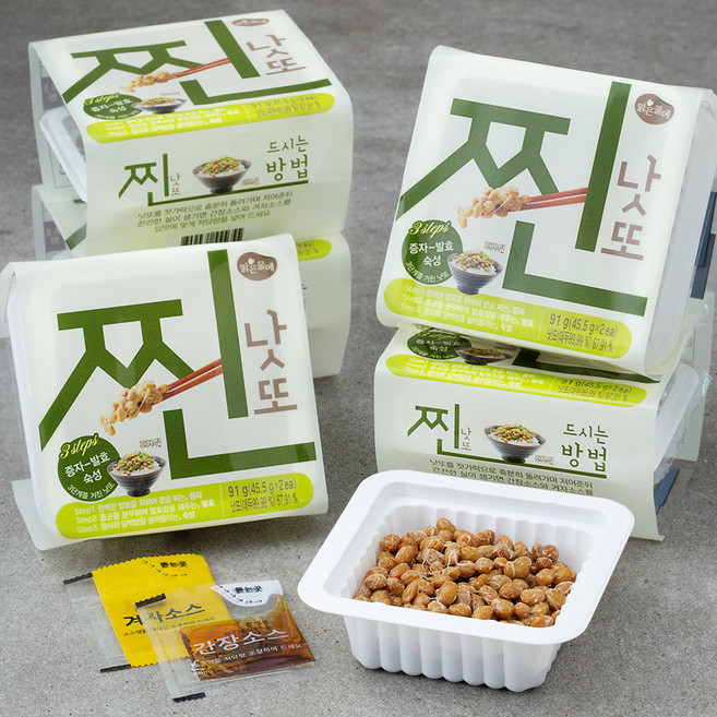 맑은물에 찐낫또, 45.5g, 12개입, 1개