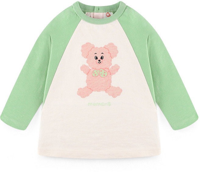 밀크마일 아동용 젤리곰 라글란 티셔츠