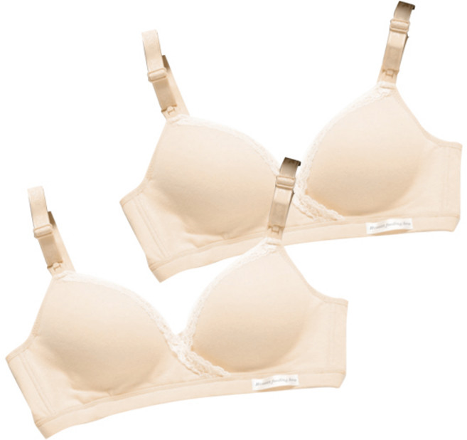 오다미 순수 면혼방 데일리 수유 브라 2p