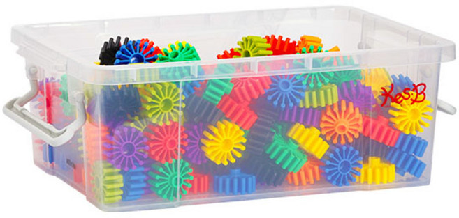 크리에듀 톱니블록 200피스 KBT2267, 혼합색상, 1개