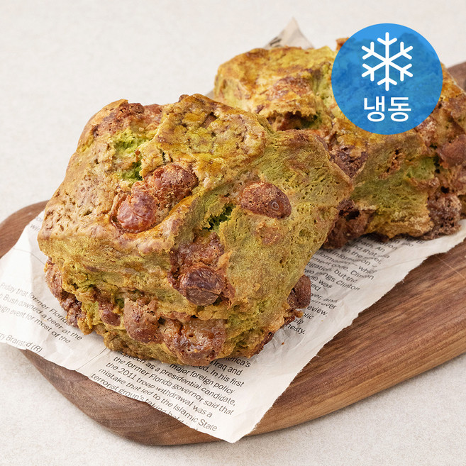 우드앤브릭 말차 스콘 (냉동), 95g, 2개입, 1개