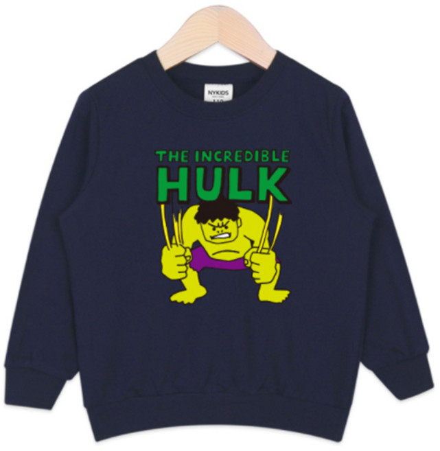 뉴욕꼬맹이 아동용 마블 맨투맨z 티셔츠 P139