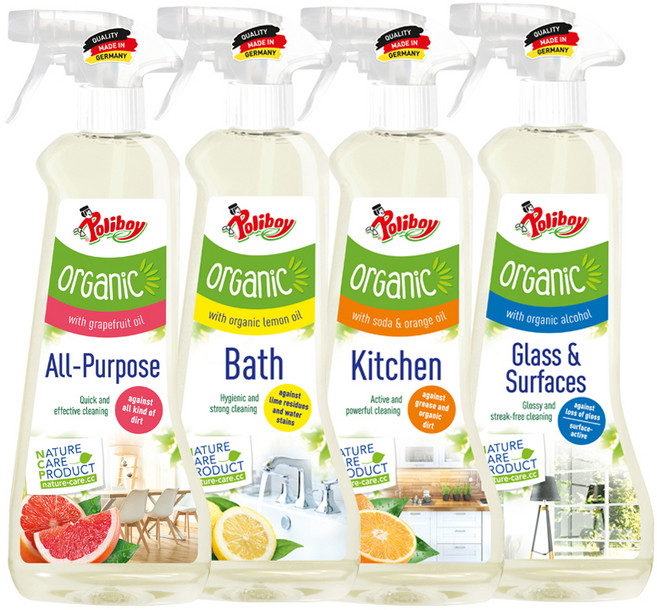 폴리보이 오가닉 클리너 스프레이 4종 세트, 1세트, 500ml