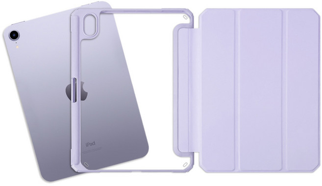 라이노핏 클리어 쉴드 플러스 태블릿 케이스, 페일 라벤더, 1개