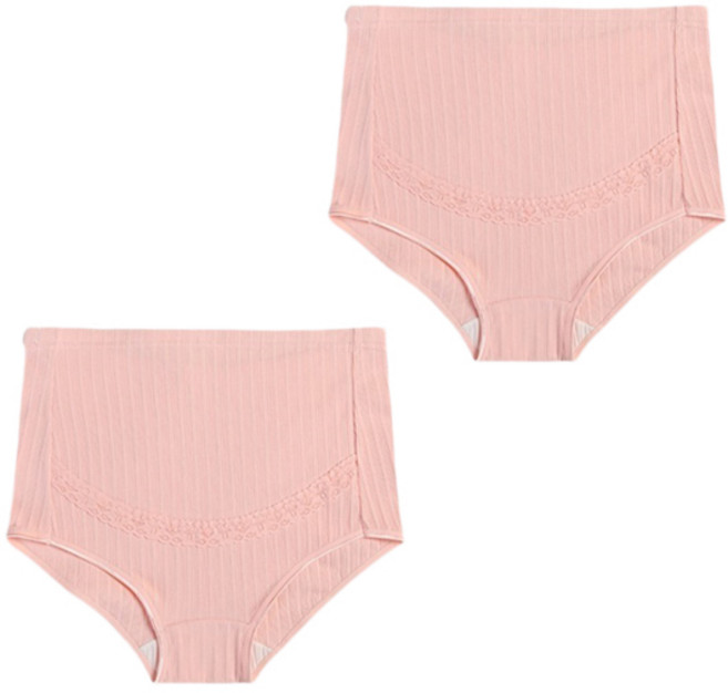 오다미 임산부 스프라이트 하이웨이스트 팬티 2p