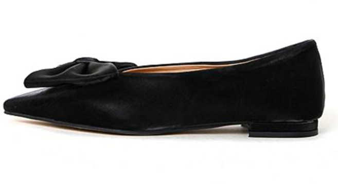 러블리슈즈 앤티크무드 리본 플랫슈즈 1cm