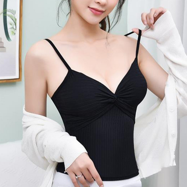 알럽마셀 뷰티 백 가슴 패드 수유 튜브 탑 캐미솔