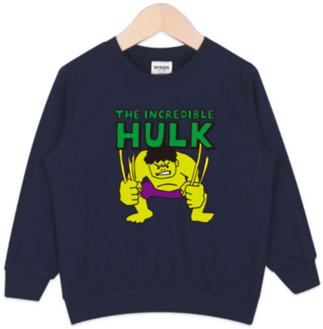 뉴욕꼬맹이 아동용 마블 맨투맨z 티셔츠 P139