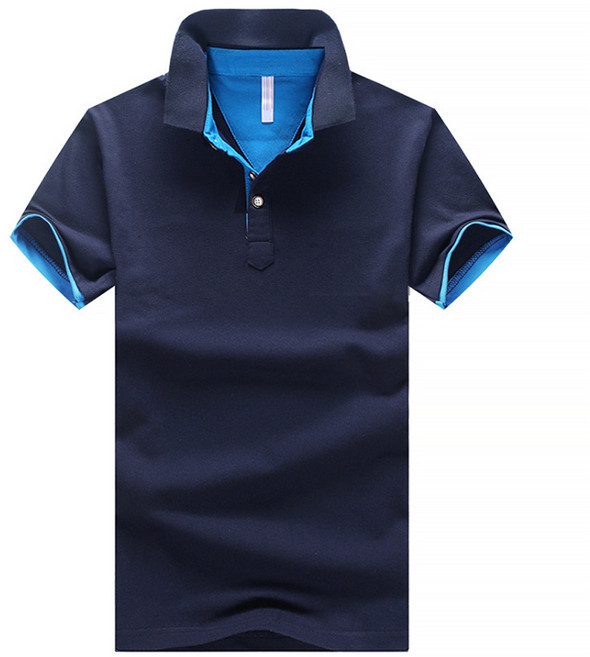 男款短袖修身POLO衫