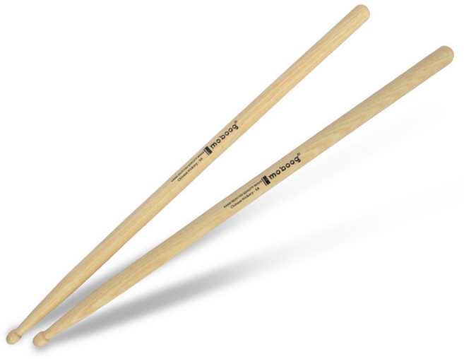 moboog 원목 드럼 스틱, 오크, 2개