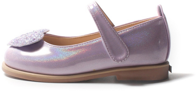 FROMBEBE 프롬베베 여아용 멜리 펄 하트 장식 메리제인 플랫슈즈