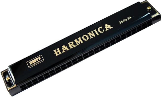 고나비 입문용 하모니카 24홀, 블랙, GNB-24, 1개