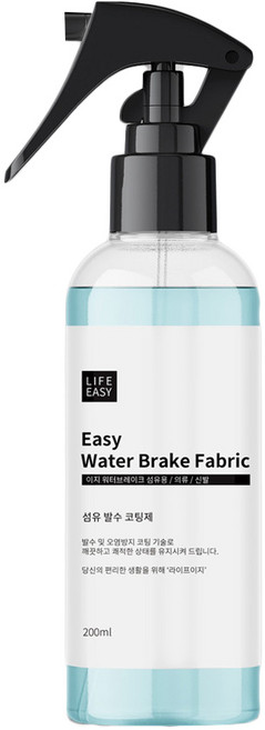 라이프이지 섬유용 발수 코팅제 이지워터브레이크 200ml, 1개