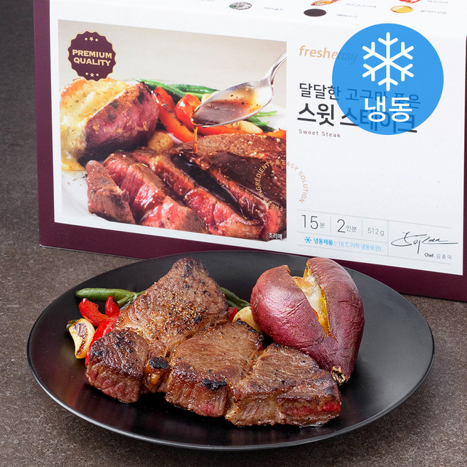 프레시지 스윗 스테이크 (냉동), 512g, 1팩