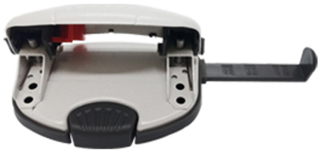 미니 2공 펀치 + 8cm 간격 칼라홀더 50p 세트, 화이트(공펀치), 혼합색상(홀더), 1세트