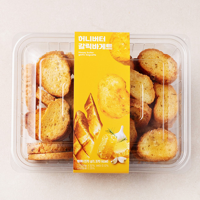 허니버터 갈릭바게트, 270g, 1개입, 1개