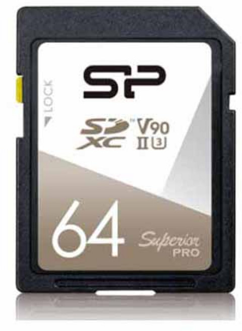 Silicon Power 廣穎電通 SDXC UHS-2 記憶卡 U3 V90, 64GB