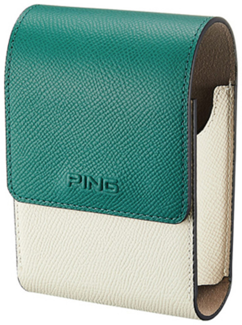 PING 2022 Solid Rangefinder 測距儀保護套 + 高爾夫球釘, 綠色(保護套), 1個
