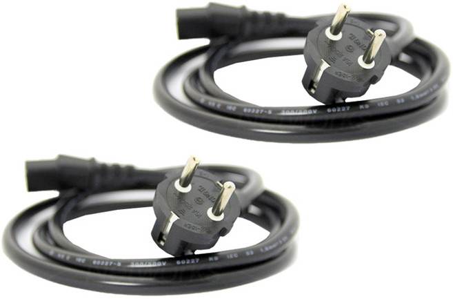 마하링크 국산 AC코드 16A 파워케이블 CP-1466, 2개, 1m