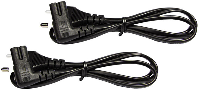 마하링크 국산 AC 8자 코드 파워케이블 ㄱ자 블랙 CP-1475, 2개, 2m