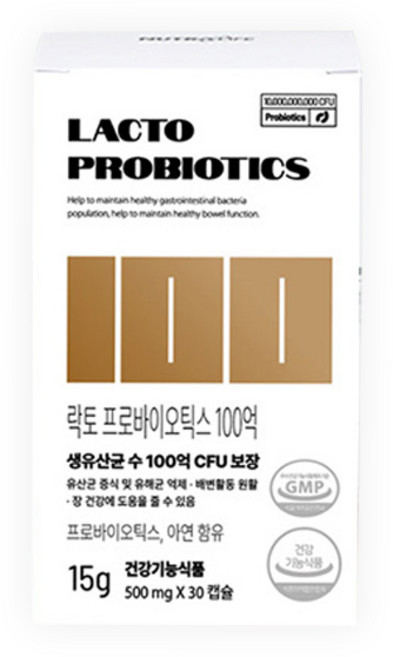 뉴트라라이프 락토 프로바이오틱스 100억, 15g, 1개