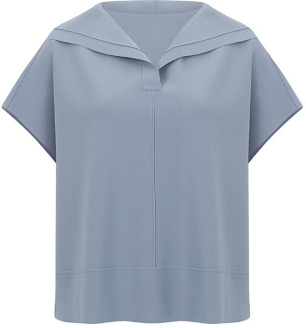 탱커스 더블 세라카라 반팔 블라우스