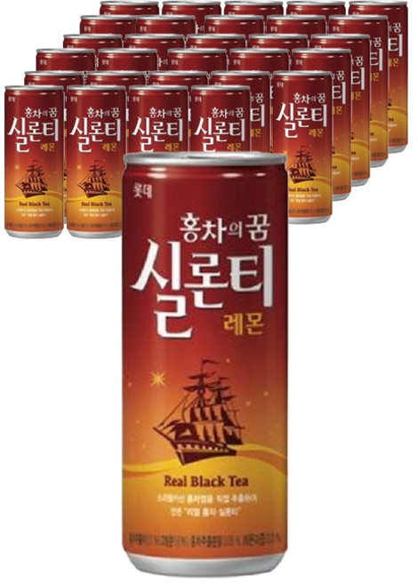 롯데칠성음료 실론티 레몬, 240ml, 30개
