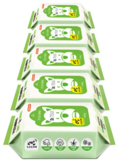 닥터티슈 반려동물 뉴 세안 물티슈, 30개입, 5개 - 쿠팡