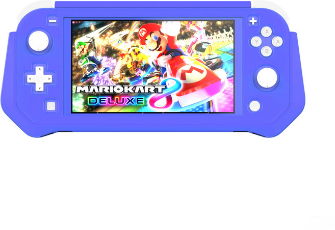 닌텐도 스위치 라이트 TPU 그립 범퍼 케이스, 블루, 1개