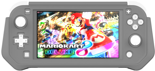 닌텐도 스위치 라이트 TPU 그립 범퍼 케이스, 그레이, 1개