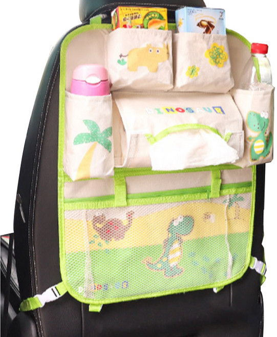 아이끌레 포켓 파우치 차량용 킥매트, 공룡, 1개