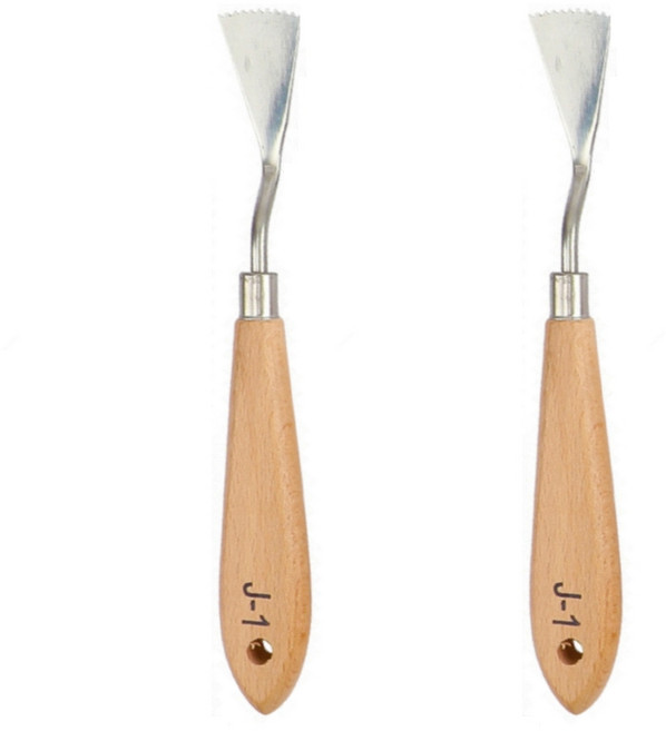 세븐집 미술용페인팅 나이프 J-1, 2개