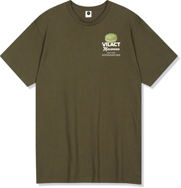 빌락트 마카롱 빌락트스튜디오 18수 통기성 반팔 티셔츠