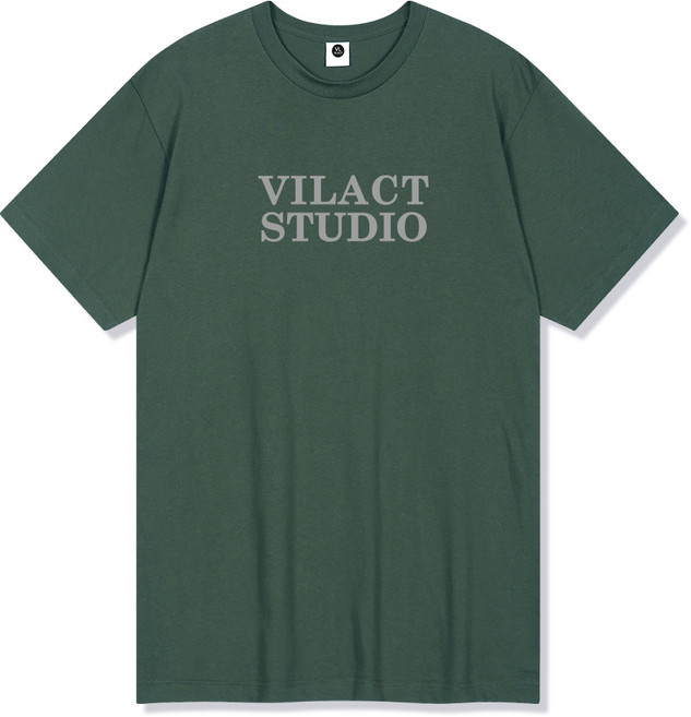 빌락트 센터 빌락트스튜디오 18수 통기성 반팔 티셔츠