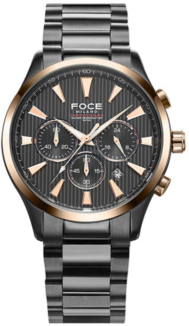 포체밀라노 남성용 쿼츠 메탈시계 43mm FM7527GRG