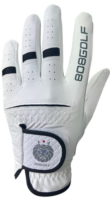 808골프 남성용 반양피 프리미엄 골프장갑 왼손용, 혼합색상, 1개