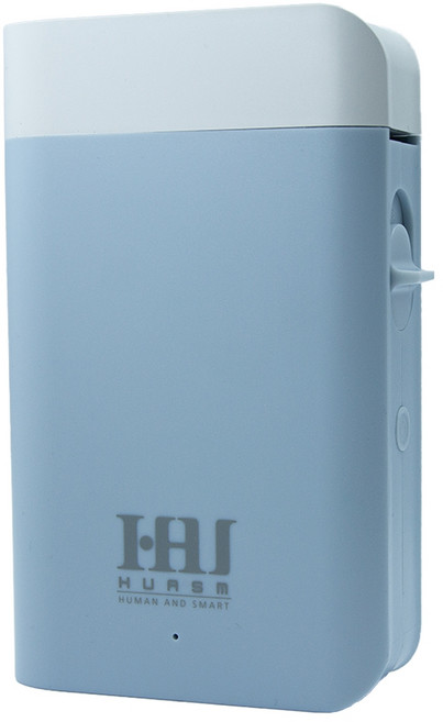 후아즘 휴대용 미니 블루투스 라벨프린터, 1개, LP200(블루)