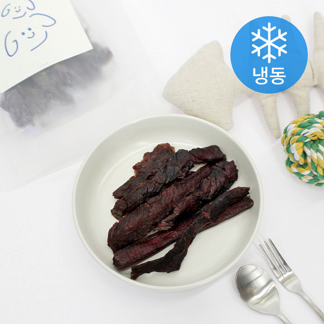 반려동물 제주 청정 육포 50g (냉동), 말고기, 2개