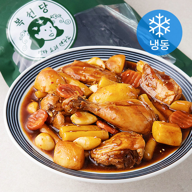 복선당 안동식 야채듬뿍 찜닭 & 떡 (냉동), 1.26kg, 1개