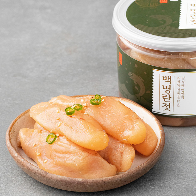 굴다리 김정배 명인젓갈 백명란젓, 500g, 1개