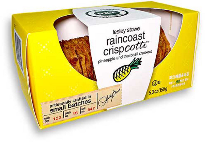 레인코스트크리스프 코티 파인애플 앤 바질 비스킷, 150g, 1개