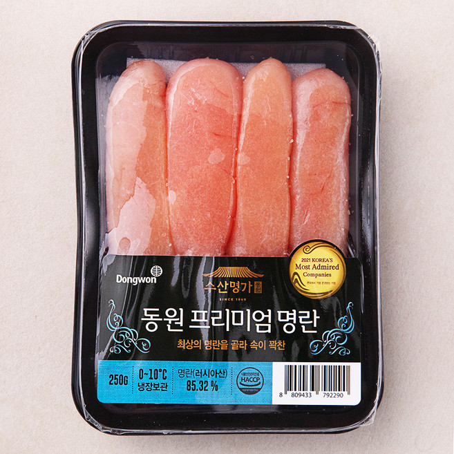 동원산업 프리미엄 명란, 250g, 1개