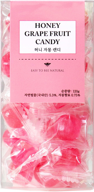 허니바이허니 허니 자몽 입덧 캔디, 120g, 1개