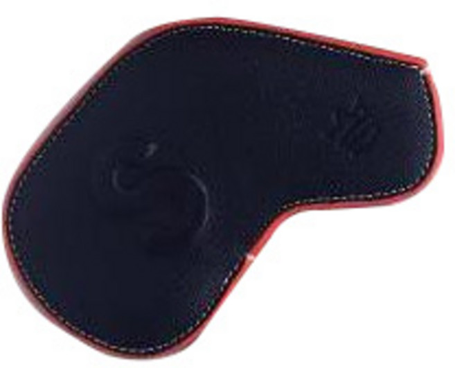 세인트밀러 멜로우 레더 골프 클럽보호 아이언 헤드커버 낱개, S번 네이비, 1개