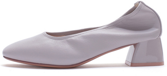 블라썸21 베이직 링클 미들힐 펌프스 5cm T21P025